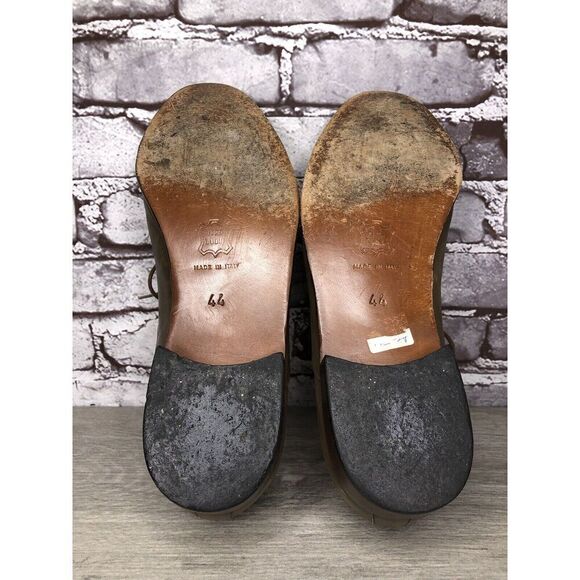 Rodi Taupe Leather Cap Toe Oxfords Lace Up Dress Shoes Men Sz 44EU/11M US - Picture 16 of 16